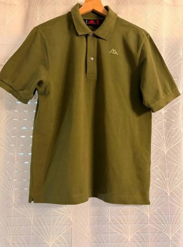 Polo uomo verde oliva puro - verde,
